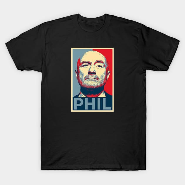 Phil collins///Aesthetic art for fans T-Shirt by MisterPumpkin